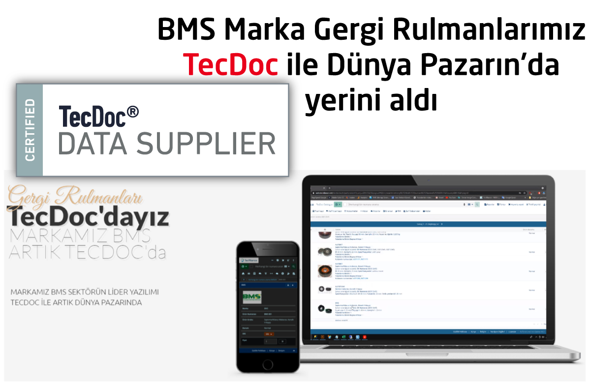 BMS markamız tecdoc'da
